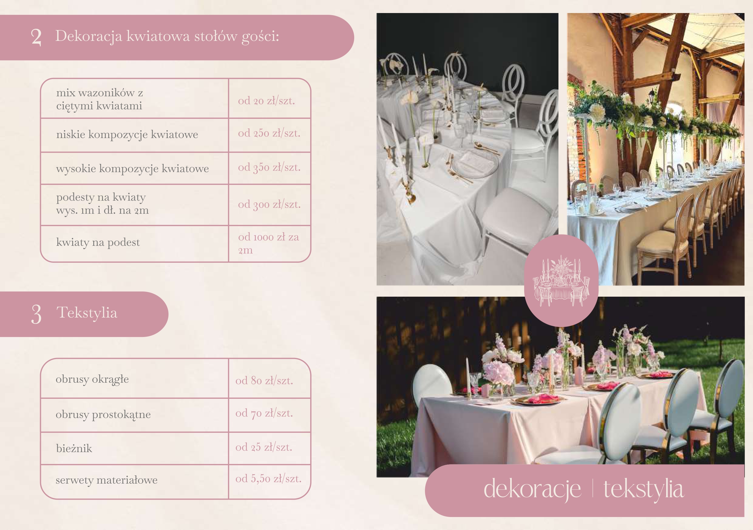 Piękne Chwile Dekoracje